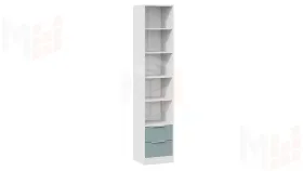 Шкаф комбинированный Марли - 403.005.000 Белый Серо-голубой