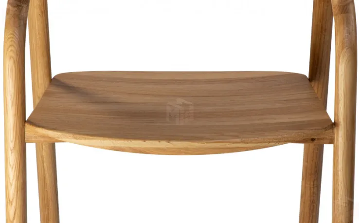 Кресло деревянное из массива дуба Соул Дуб светлый