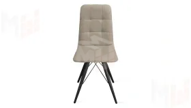 Стул Аспен К3 Черный муар, Велюр Confetti Smoke