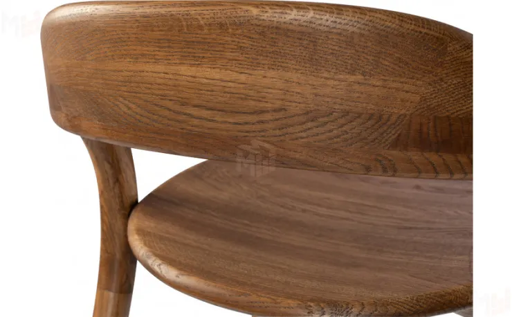 Стул полубарный деревянный из массива дуба Соул  Дуб темный
