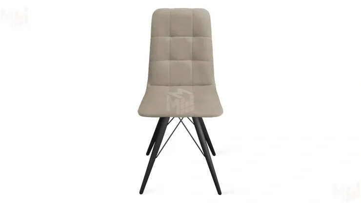 Стул Аспен К3 Черный муар, Велюр Confetti Smoke