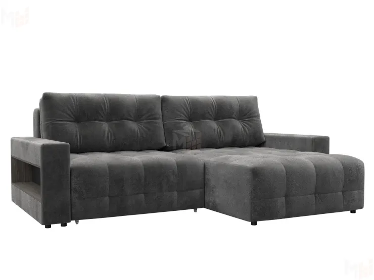 Диван угловой с полками Лига-053 НПБ