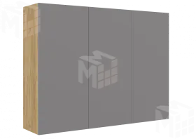 Уголок школьника Бостон (крафт золотой/серый шифер)