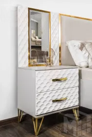 Спальня Lara 5-ств белый глянец