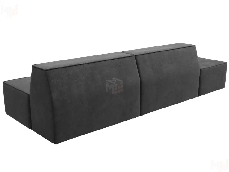 Диван прямой модульный Монс Модерн левый ( BRUT 16 темно-серый )