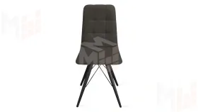 Стул Аспен К3 Черный муар, Велюр Confetti Stone