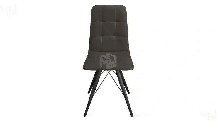 Стул Аспен К3 Черный муар, Велюр Confetti Stone