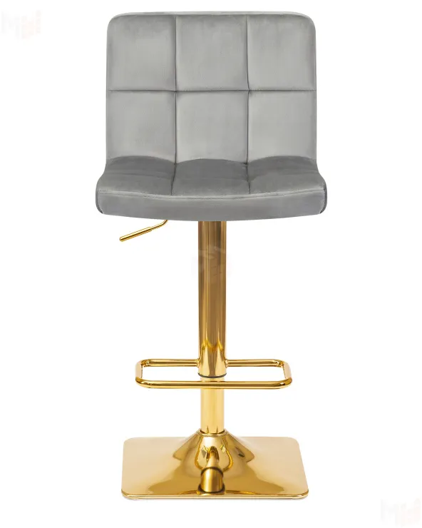 Стул барный DOBRIN GOLDIE (серый велюр (MJ9-75))