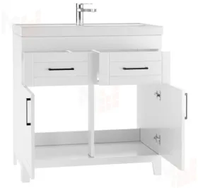 Тумба под умывальник "Classic 80" Charlie с двумя ящиками Домино