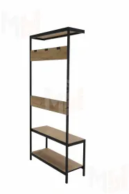 Вешалка Гранж 1 Дуб Крафт Золотой