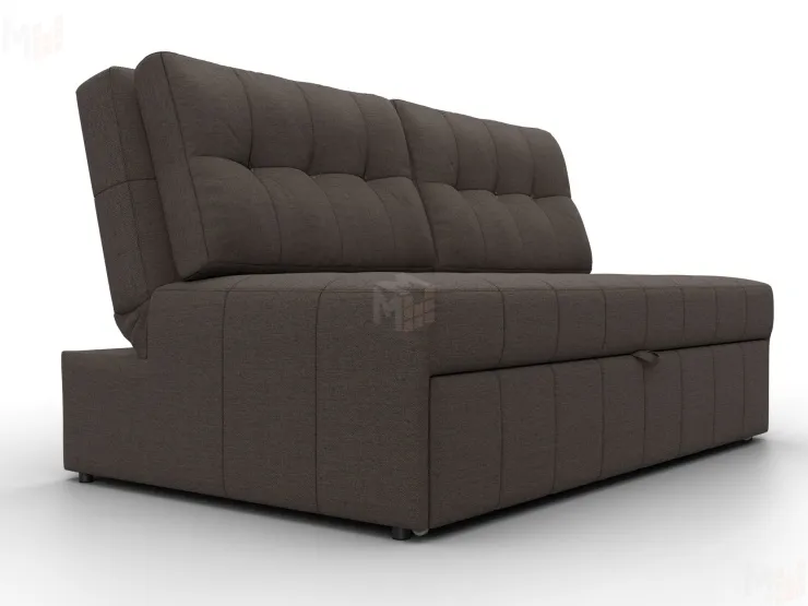 Диван прямой Лига-107 (140) ( Амур 05 коричневый )