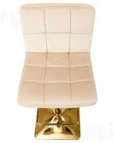 Стул барный DOBRIN GOLDIE (бежевый велюр (MJ9-10))