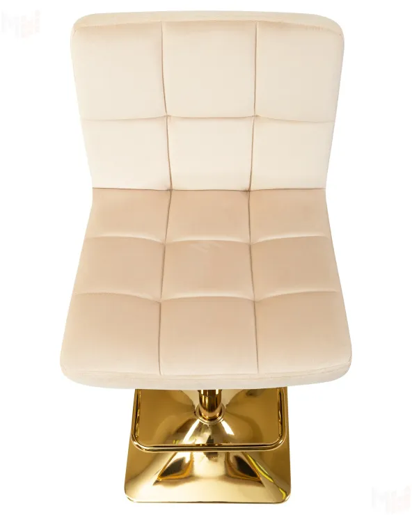 Стул барный DOBRIN GOLDIE (бежевый велюр (MJ9-10))