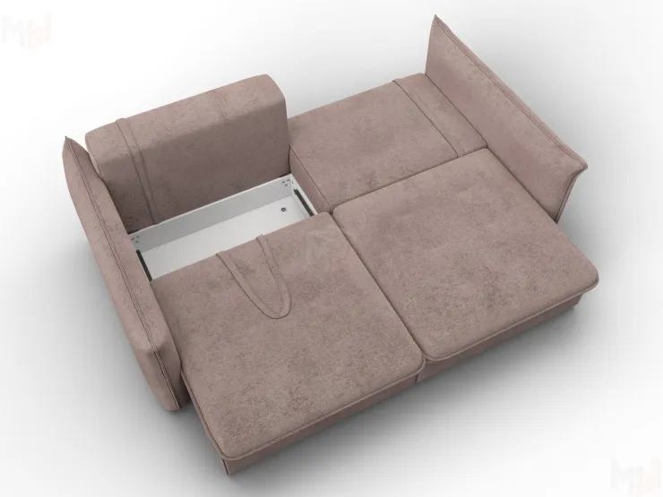 Диван прямой Лига-100 НПБ ( TOWER 05 бежевый )