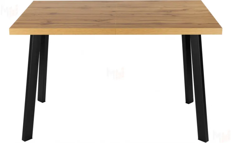 Стол раскладной Лаки Лофт 120 Дуб Вотан/Черный