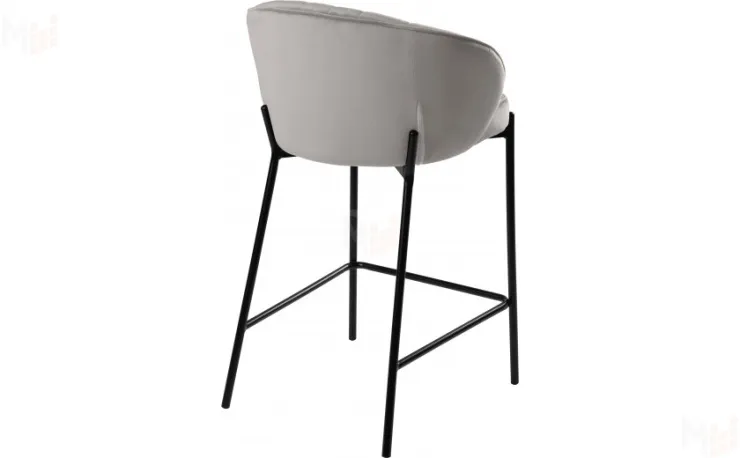 Полубарный стул Миэль silver/черный