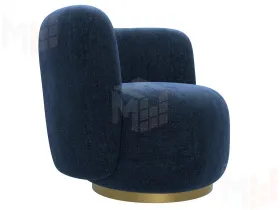 Кресло Лига-072 ( шенилл RIMINI 10 синий )