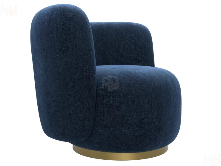 Кресло Лига-072 ( шенилл RIMINI 10 синий )
