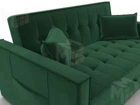 Диван прямой Лига-104 (140) ( SEVEN 626 зеленый )