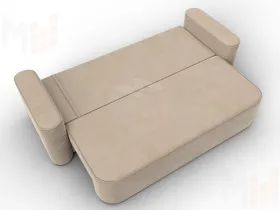 Диван прямой Лига-118 НПБ ( SEVEN 729 бежевый )