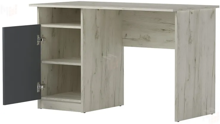 Компьютерный стол ПКС-12  Крафт белый-Антрацит