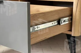 Тумба Адам  прикроватная дуб крафт золотой/графит