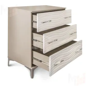 Комод Гравита 3 ящика белый глянец