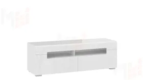 Тумба для ТВ Фьюжн - ТД-260.03.12 Белый, Белый глянец
