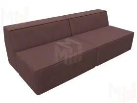 Диван прямой модульный Монс ( JOLY 09 бордовый )