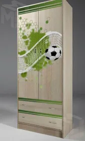 Шкаф двухдверный ФУТ-13/3 серия Футбол
