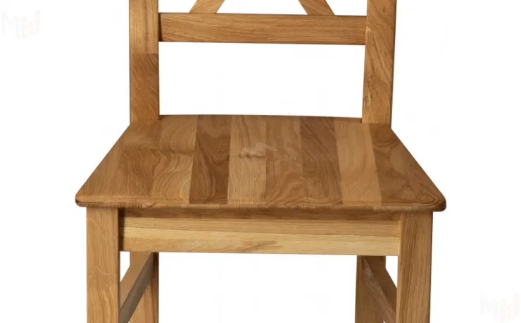 Стул деревянный из массива дуба Порту Дуб светлый