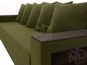 Диван прямой Дубай Лайт ( Зеленый )