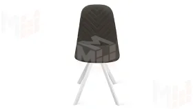 Стул Шерри К2 Белый матовый, Велюр Confetti Stone