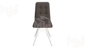 Стул Аспен К3 Белый матовый, Микровелюр Jercy Stone