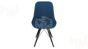 Стул Марвел К3 Исп. 2 Черный муар Велюр Confetti Blue