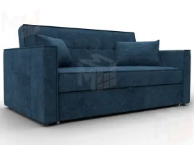 Диван прямой Лига-104 (140) ( BRUT 11 синий )