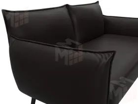 Диван прямой Лига-083 ( экокожа GRIFON 12 коричневый )