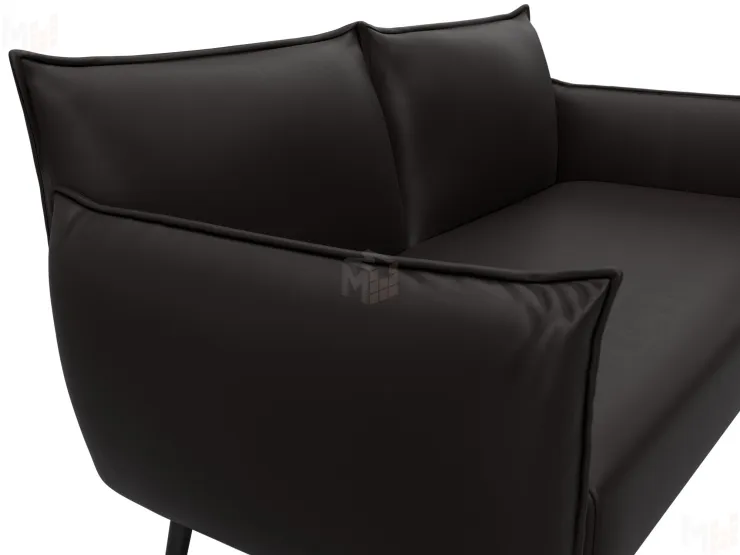 Диван прямой Лига-083 ( экокожа GRIFON 12 коричневый )