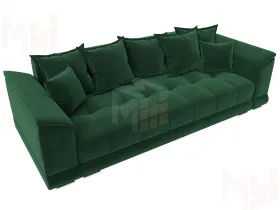 Диван прямой НордСтар НПБ ( SEVEN 626 зеленый )