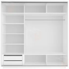 Шкаф-купе Элемент трио 2400 Белый