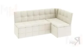 Кухонный диван Домино со спальным местом (кашемир крем)