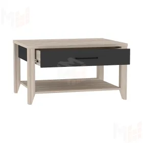 Стол журнальный AURELIO 16 Блеквуд сатиновый/Антрацит