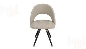 Стул Гэтсби К4  Черный муар, Велюр Confetti  Smoke