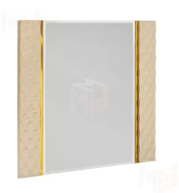 Зеркало Lara ППУ бежевый глянец