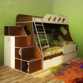 Двухъярусная кровать Фанки Кидз 16