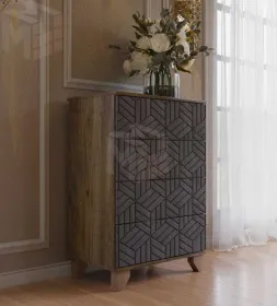 Комод Амстердам (дуб самдал/серый графит)