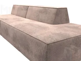 Диван прямой модульный Монс Модерн правый ( TOWER 05 бежевый )