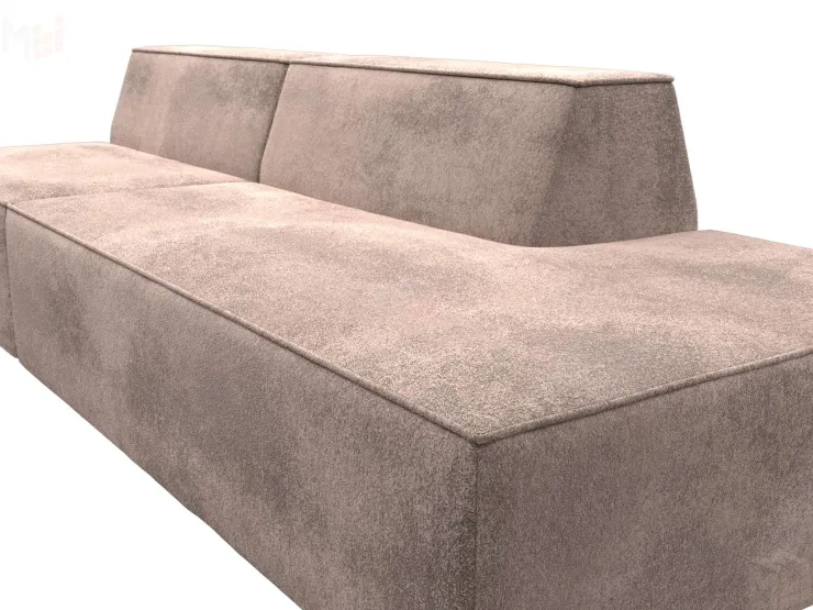 Диван прямой модульный Монс Модерн правый ( TOWER 05 бежевый )