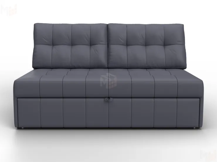 Диван прямой Лига-107 (140) ( GRIFON 15 серый )