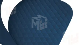 Стул Гэтсби К2 Черный муар, Велюр Confetti Blue